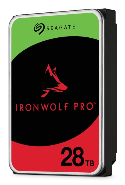 SEAGATE Ironwolf PRO Enterprise NAS HDD 28TB 7200rpm 6Gb/s SATA 256MB cache 8.9cm 3.5inch 24x7 for NAS RAID Rackmount systems BL