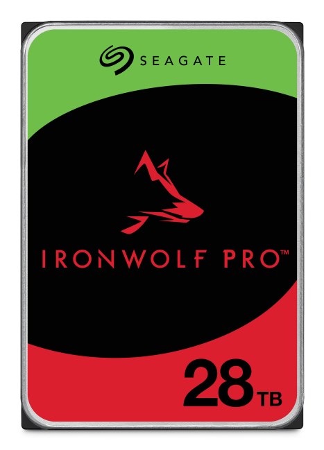 SEAGATE Ironwolf PRO Enterprise NAS HDD 28TB 7200rpm 6Gb/s SATA 256MB cache 8.9cm 3.5inch 24x7 for NAS RAID Rackmount systems BL