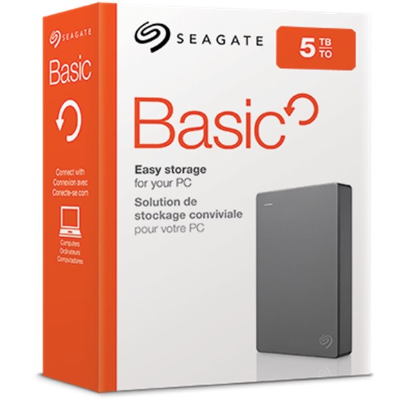 External hard drive Seagate Basic, 2.5", 5TB