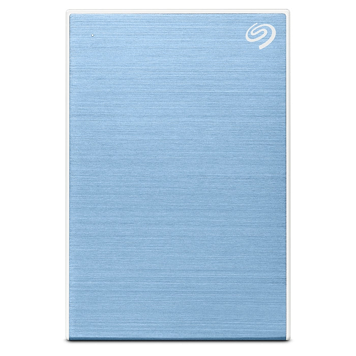SEAGATE One Touch 4TB External HDD with Password Protection Light Blue