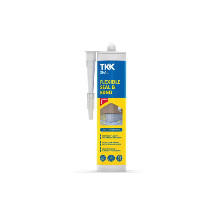 SEALER-ADHESIVE TKK MS40 WHITE - Полимерни и монтажни лепила<<<Уплътнители и фуги<<<Строителни материали<<<Praktiker