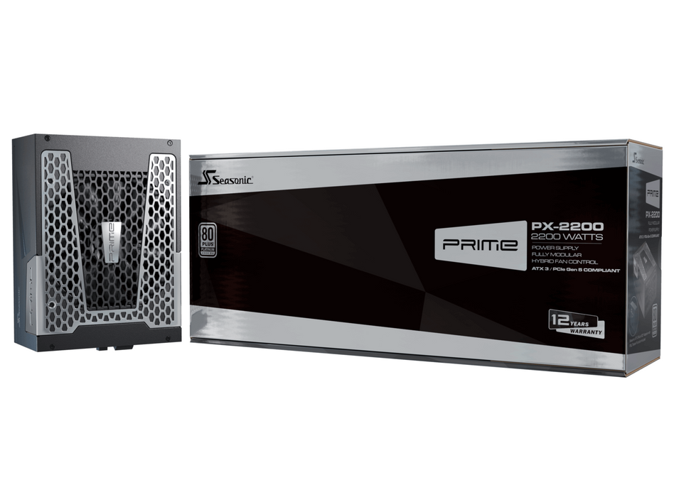 Power supply unit Seasonic PRIME PX 2200W 80+ Platinum, ATX 3.1 - Full Modular