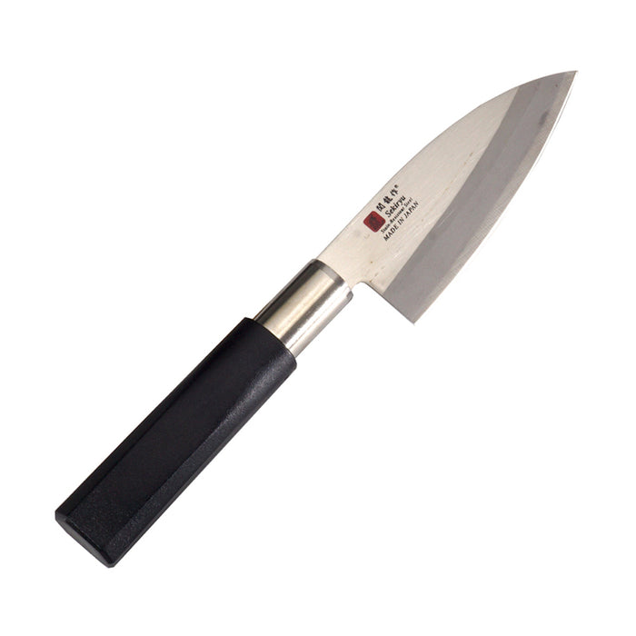 JAPANESE KITCHEN KNIFE 10.5 CM SMALL DEBA BLACK SEKIRYU