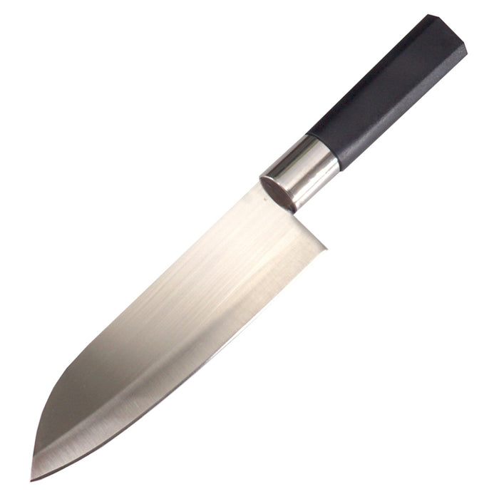 JAPANESE KITCHEN KNIFE 16.5 CM SANTOKU BLACK SEKIRYU