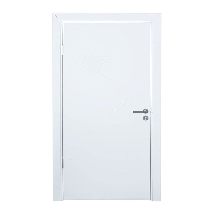 DOOR WITH CASE AND SHELVES SELECTION AVG-13 78X200X11-15 CM. WHITE