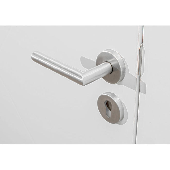DOOR WITH CASE AND SHELVES SELECTION AVG-13 78X200X11-15 CM. WHITE