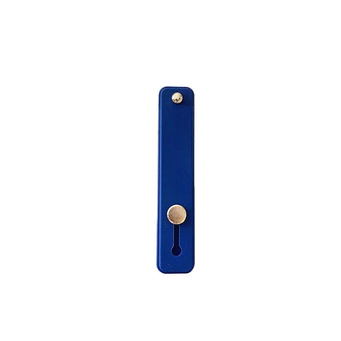 Self-adhesive finger holder with zipper - blue - Cell phone holders<<<HurtelXML
