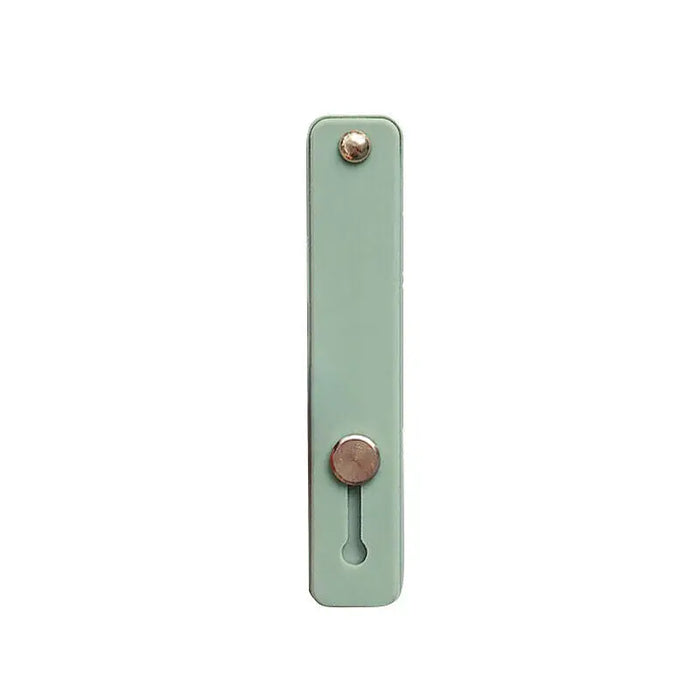 Self-adhesive finger holder with zipper - green - Cell phone holders<<<HurtelXML
