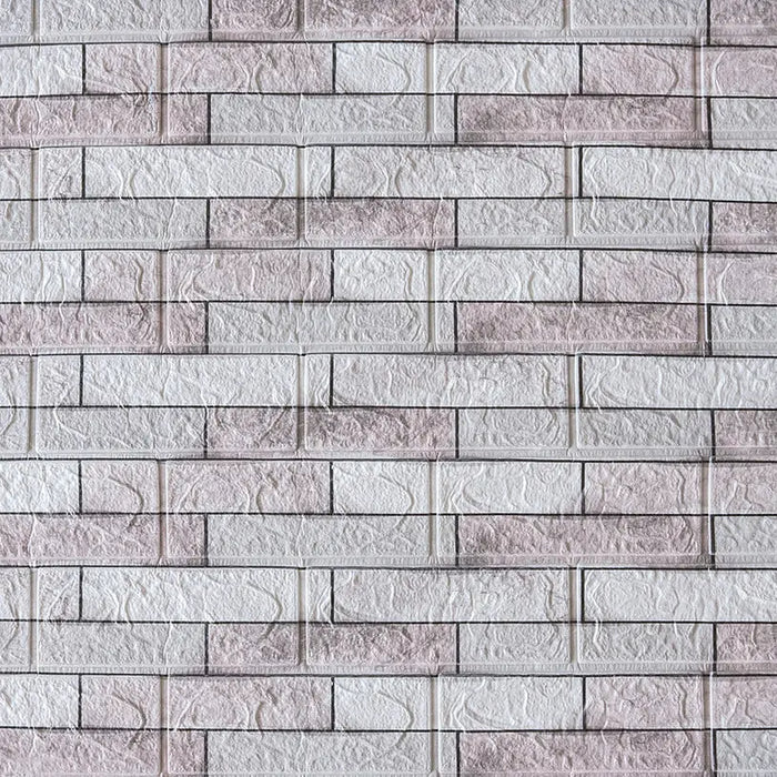 SELF-ADHESIVE PVC PANEL 70X77X0.3 CM GRAY BRICKS - PVC панели<<<Стенни и таванни панели<<<Подови и стенни