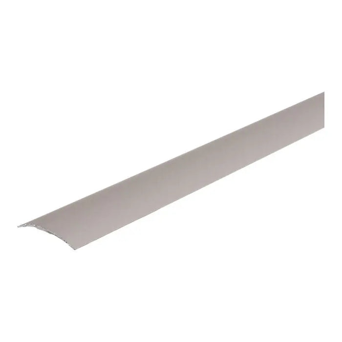 SELF-ADHESIVE TRANSITION STRIP DOELLKEN 40 MM. SILVER 0.93 M. - Лайстни<<<Паркет и елементи за монтаж<<<Подови и стенни