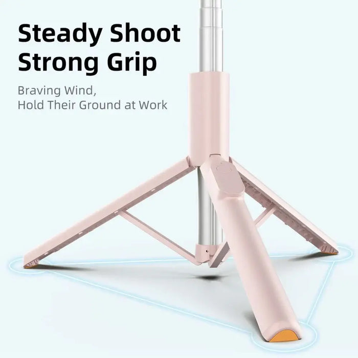 Selfie Stick Tech-Protect L09S with Tripod - Pink - Photo accessories<<<HurtelXML