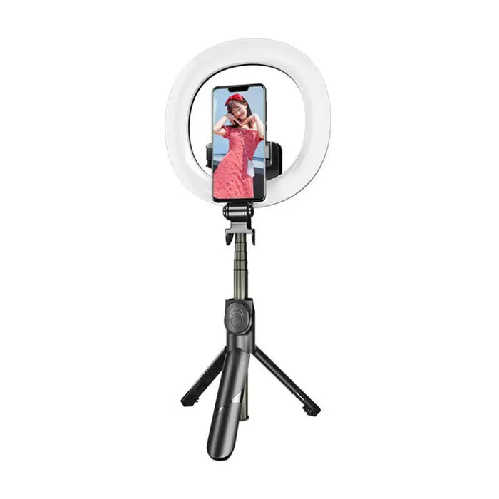Selfie stick/ tripod Puluz with LED light ring - Ring lights<<<Photo studio<<<Photo and cameras<<<InnproXML