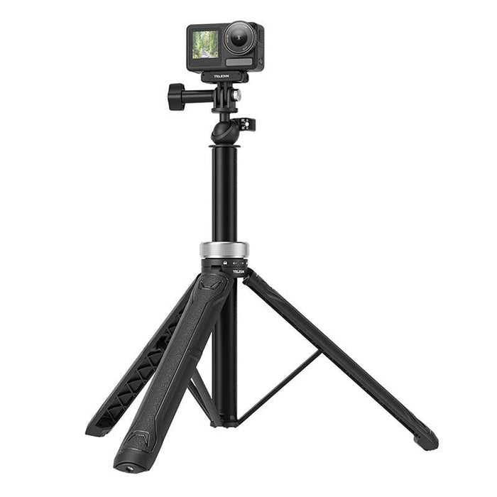Selfie stick universal 360° Telesin for sports cameras / phones (S1-TSS-01) - Straps mounts
