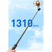 Selfie stick WC1Y2S 1.3m aluminum alloy telescopic tripod with phone holder - black - Photo accessories<<<HurtelXML