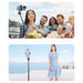 Selfie stick WC1Y2S 1.3m aluminum alloy telescopic tripod with phone holder - black - Photo accessories<<<HurtelXML