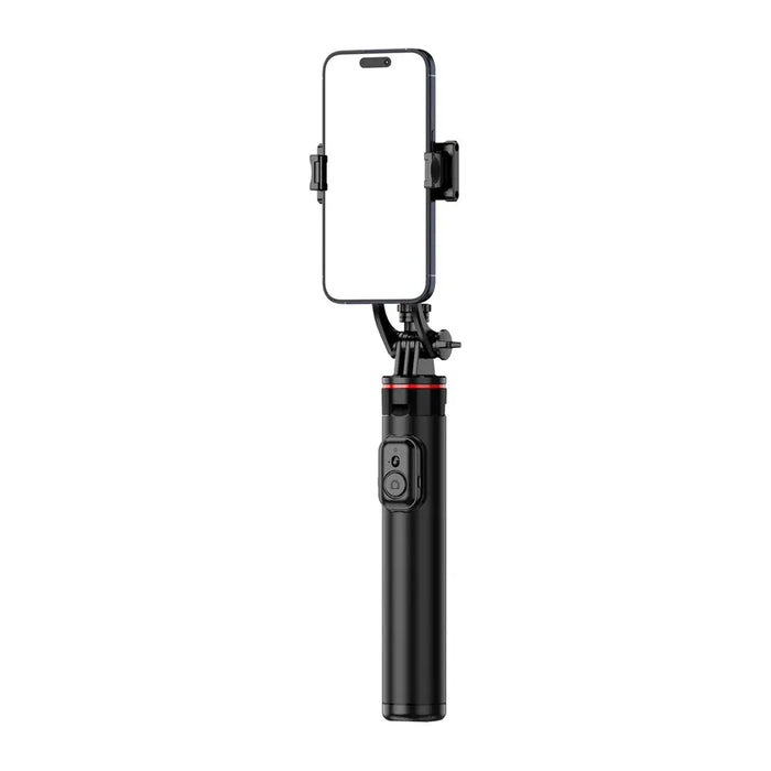 Selfie stick WC1Y2S 1.3m aluminum alloy telescopic tripod with phone holder - black - Photo accessories<<<HurtelXML