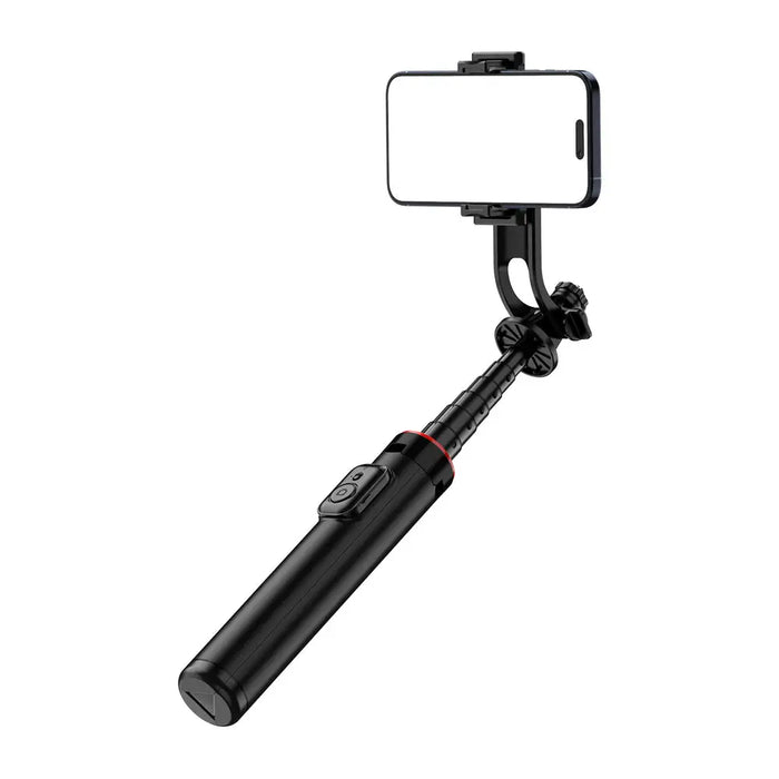 Selfie stick WC1Y2S 1.3m aluminum alloy telescopic tripod with phone holder - black - Photo accessories<<<HurtelXML