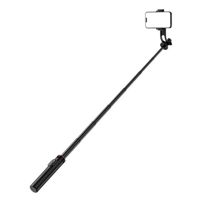 Selfie stick WC1Y2S 1.3m aluminum alloy telescopic tripod with phone holder - black - Photo accessories<<<HurtelXML