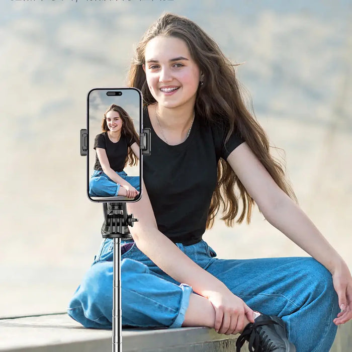 Selfie stick WC1Y3S telescopic tripod 1.3m with phone holder - black - Photo accessories<<<HurtelXML