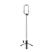 Selfie stick WH1YXS telescopic tripod 1m with round lamp and phone holder - black - Photo accessories<<<HurtelXML