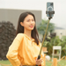 Selfie stick WHS1Y telescopic tripod 1m with phone holder - black - Photo accessories<<<HurtelXML