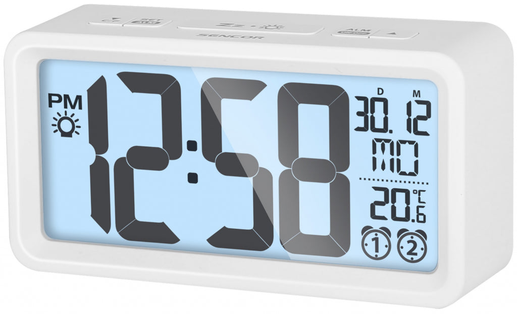 Sencor SDC2800W Digital Clock - Радиочасовници<<<Телевизори Аудио и видео<<<TechMart