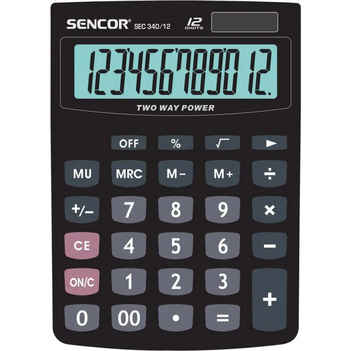 Sencor SEC340/12 calculator - Аксесоари<<<Периферия<<<Компютри и периферия<<<TechMart