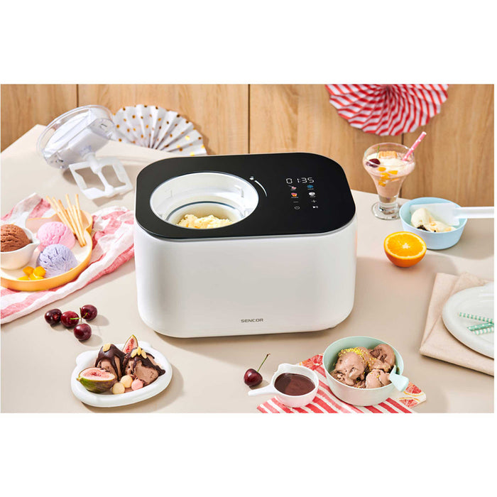 ICE CREAM MAKER SENCOR SIC 3000WH WHITE, 100 W