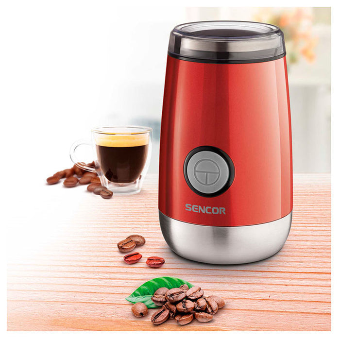 Coffee grinder SENCOR SCG 2050RD 150.00 W, RED