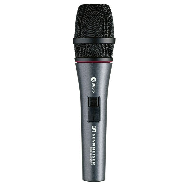 Sennheiser E865-S - supercardioid condenser vocal microphone, version with on/off switch