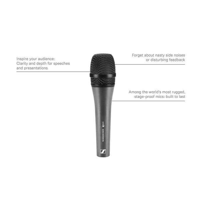Dynamic microphone Sennheiser E845-S Black Graphite
