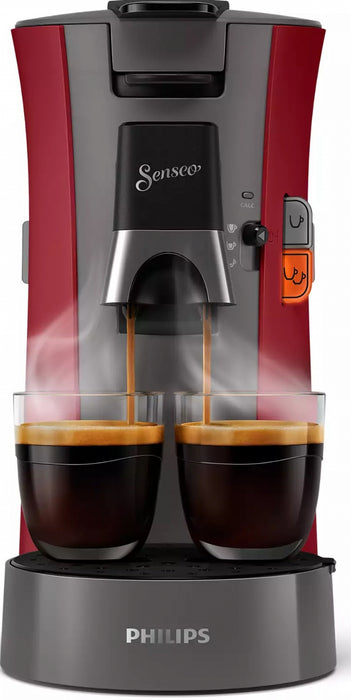 Coffee machine for coffee doses Philips Senseo Select CSA230/91 Deep Red