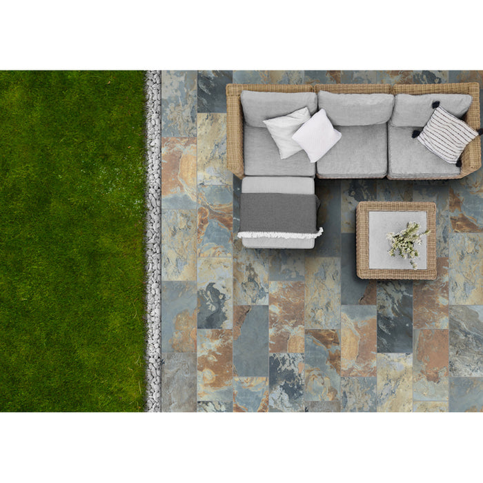 GRANITOGRES SERRA GRAIN BALI MULTICOLOR 31X62 CM