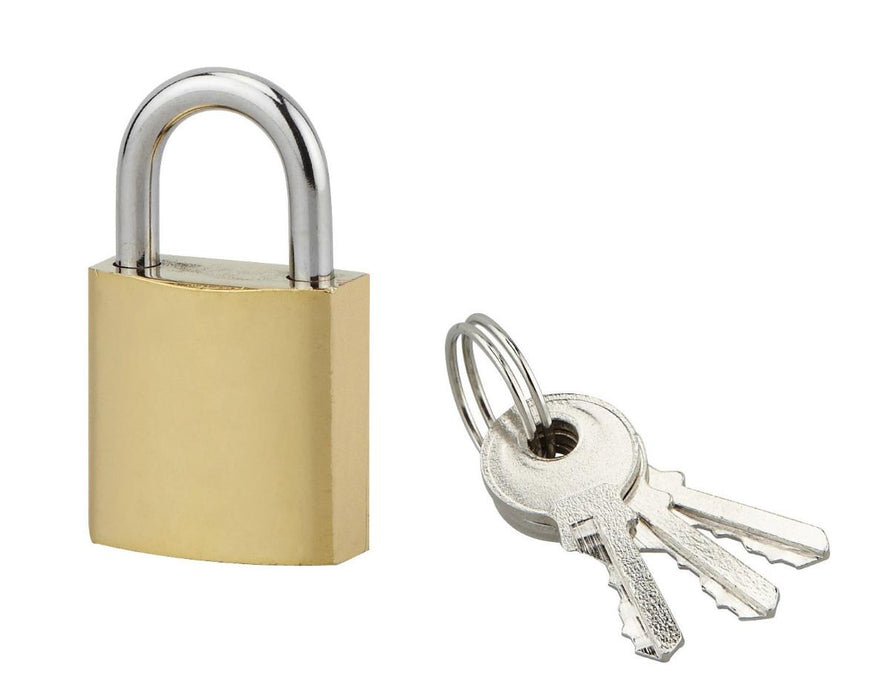 PADLOCK 25MM STEEL ACERA