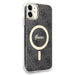 Set Guess GUBPN61H4EACSK Case + Charger iPhone 11 6.1’’ black/black hard case 4G Print MagSafe - Cell phone cases