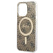 Set Guess GUBPP13XH4EACSW Case+ Charger iPhone 13 Pro Max brown/brown hard case 4G Print MagSafe - Cell phone cases