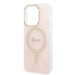 Set Guess GUBPP14LH4EACSP Case+ Charger iPhone 14 Pro 6.1’’ pink/pink hard case 4G Print MagSafe - Cell phone cases