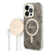 Set Guess GUBPP14LH4EACSW Case+ Charger iPhone 14 Pro 6.1’’ brown/brown hard case 4G Print MagSafe - Cell phone cases