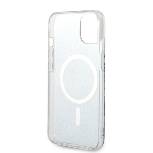 Set Guess GUBPP14MH4EACSB Case+ Charger iPhone 14 Plus 6.7’’ blue/blue hard case 4G Print MagSafe - Cell phone cases