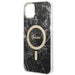 Set Guess GUBPP14MHMEACSK Case+ Charger iPhone 14 Plus 6.7’’ black/black hard case Marble MagSafe - Cell phone cases