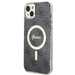 Set Guess GUBPP14SH4EACSK Case+ Charger iPhone 14 6.1’’ black/black hard case 4G Print MagSafe - Cell phone cases