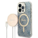 Set Guess GUBPP14XH4EACSB Case+ Charger iPhone 14 Pro Max 6.7’’ blue/blue hard case 4G Print MagSafe - Cell phone cases