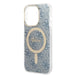 Set Guess GUBPP14XH4EACSB Case+ Charger iPhone 14 Pro Max 6.7’’ blue/blue hard case 4G Print MagSafe - Cell phone cases