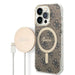 Set Guess GUBPP14XH4EACSW Case+ Charger iPhone 14 Pro Max 6.7’’ brown/brown hard case 4G Print MagSafe - Cell phone