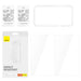 Set of 2x Baseus Crystal tempered glass for Nintendo Switch OLED 2021 + mounting kit - transparent - Gaming