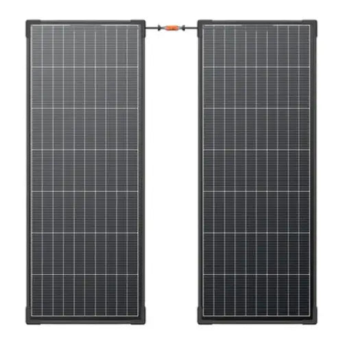 Set of 2x EcoFlow 130W photovoltaic panel (rigid construction) - Photovoltaic panels<<<Photovoltaic