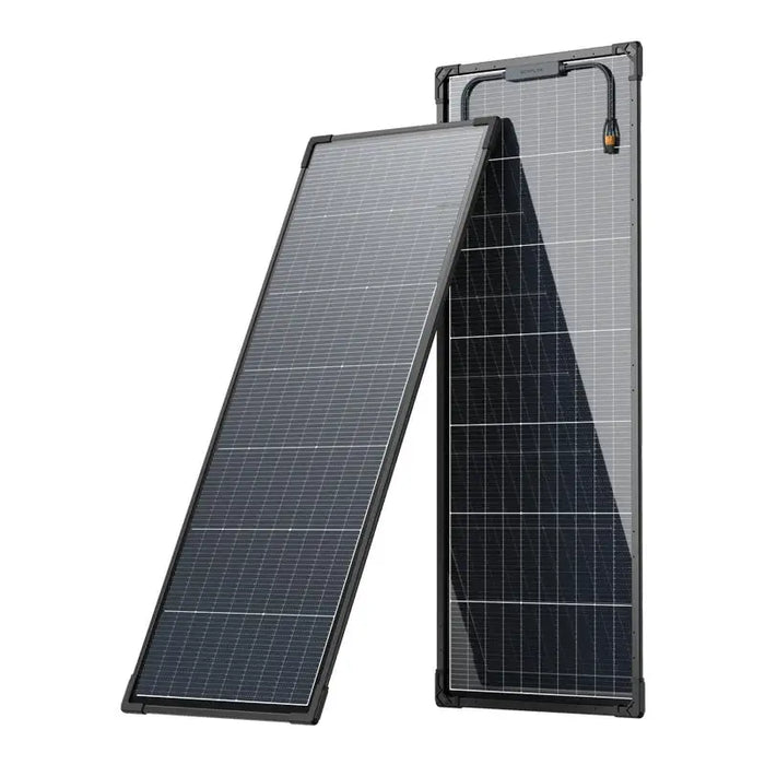 Set of 2x EcoFlow 130W photovoltaic panel (rigid construction) - Photovoltaic panels<<<Photovoltaic