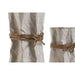 Set of 3 Vases Home ESPRIT Beige Metal Rope 17 x 17 x 54 cm (3 Pieces) - Декорация и Осветление<<<Дом