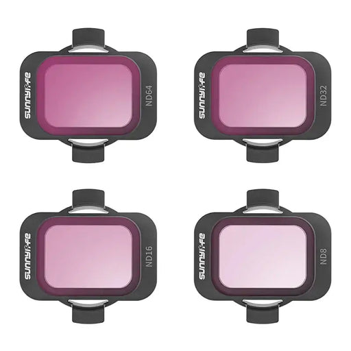 Set of 4 filters ND 8/16/32/64 Sunnylife for DJI Avata 2 - Filters for drones<<<Drone accessories<<<Drones<<<InnproXML