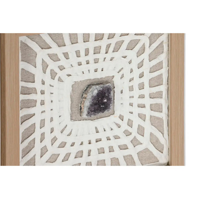 Set of 4 pictures Home ESPRIT Paper Crystal 22 x 2 x 22 cm - Декорация и Осветление<<<Дом Градина<<<BigBuy&&&Картини и